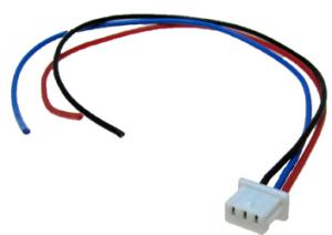 Wtyczka Molex 51021-0300 z kablami AWG26 100mm BWR