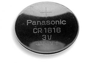 CR1616 Panasonic 3.0V 16x1.6mm luzem