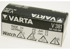Bateria 381 Varta 49mAh 1.55V AG8 SR55 SR1120SW