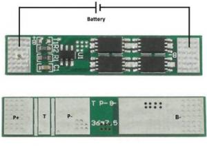 PCM Li-Ion Li-Polymer 3.6V 3.7V 8A 36x7.5x0.8mm