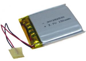 Akumulator LP252530 150mAh Li-Polymer 3.7V+ PCM