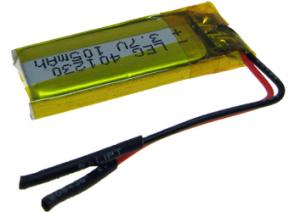 Akumulator LP401230 105mAh Li-Polymer 3.7V  + PCM