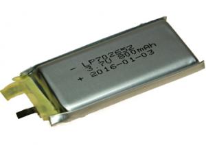 LP702652 800mAh 3.0Wh Li-Polymer 3.7V 7x26x52mm