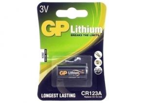 Bateria CR123A GP DL123A 1500mAh 3V