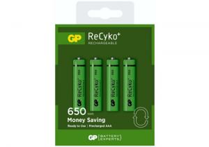 Akumulator AAA R03 650mAh 1.2V GP ReCyko+ GB4
