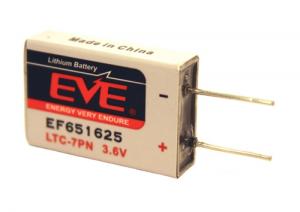 Bateria EF651625-S4 EVE 750mAh 3.6V LTC-7PN-S4 Harris