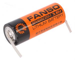 Bateria ER18505M Fanso 3.6V wysokoprądowa blaszki