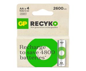 Akumulator AA R6 2600mAh GP Battery ReCyko+ EB4